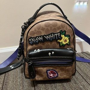 Coach Snow White collaboration backpack